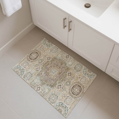Tapis traditionnel lavable à la machine Premium