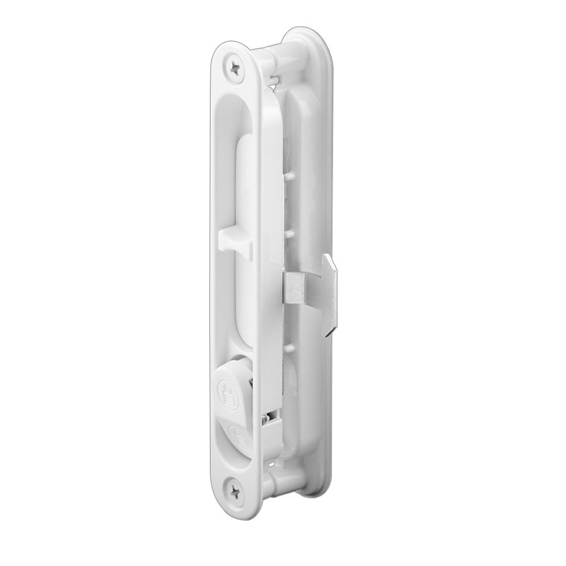 Prime-Line Sliding Screen Door Latch, White (Single Pack)