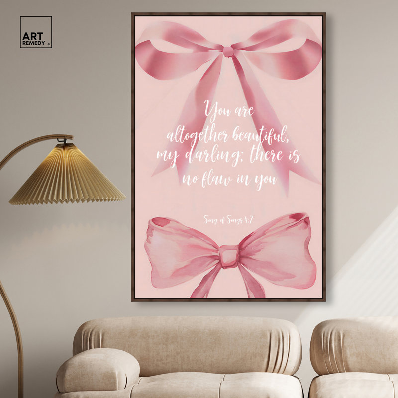 Impression sur toile biblique encadrée "Saint Harmonie" par Art Remedy, cadre en noyer, 36 x 54, 55"H x 37"W, Walnut Frame