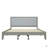 Solid Wood Platform Upholstered Headboard Bed