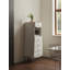 Commode courbée moderne, rangement multi-tiroirs