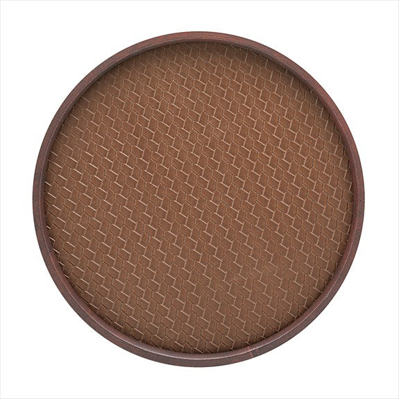 Plateau rond Washburn Pinecone Design Deluxe