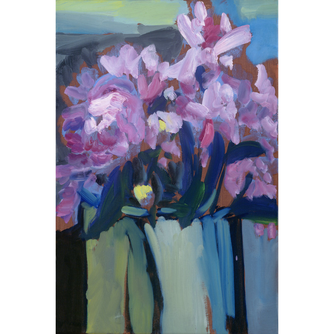 Leinwandbild Violet Spring Flowers III von Erin McGee Ferrell