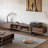 Black walnut solid wood TV cabinet-1867887006