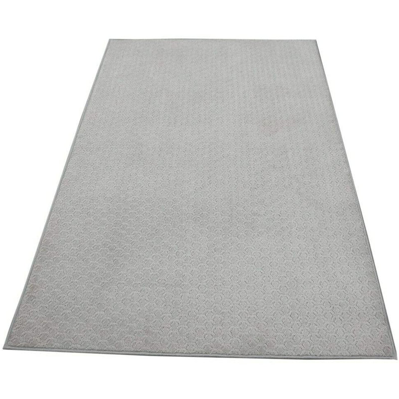 Tapis de sol personnalisé valide - gris, Demi-cercle 4 pi 6 po x 9 pi