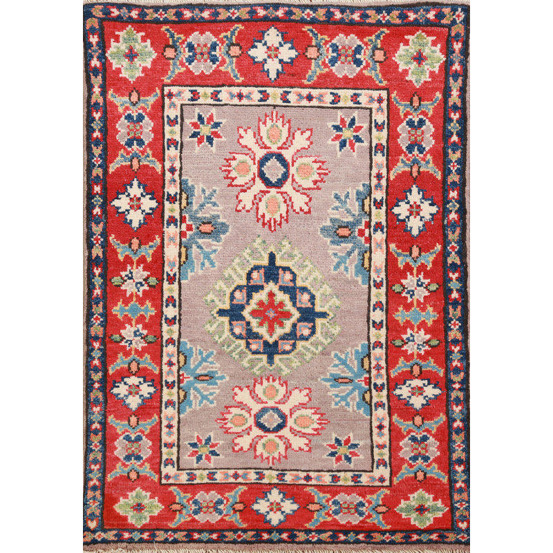 Tapis décoratif géométrique Kazak