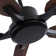 Bairoil 5-Blade Classics Reversible Ceiling Fan with Remote Control Without Lights