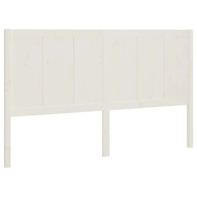 Kathey Solid Wood Headboard, Black, Double (4'6)