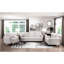 Chaise en tissu texturé couleur sable, aspect, fabrication en bois massif, rembourrage en mousse avec ressorts ensachés, chaise de salon moderne en tissu de couleur et structure en contreplaqué, coussin de siège attaché-2049618970