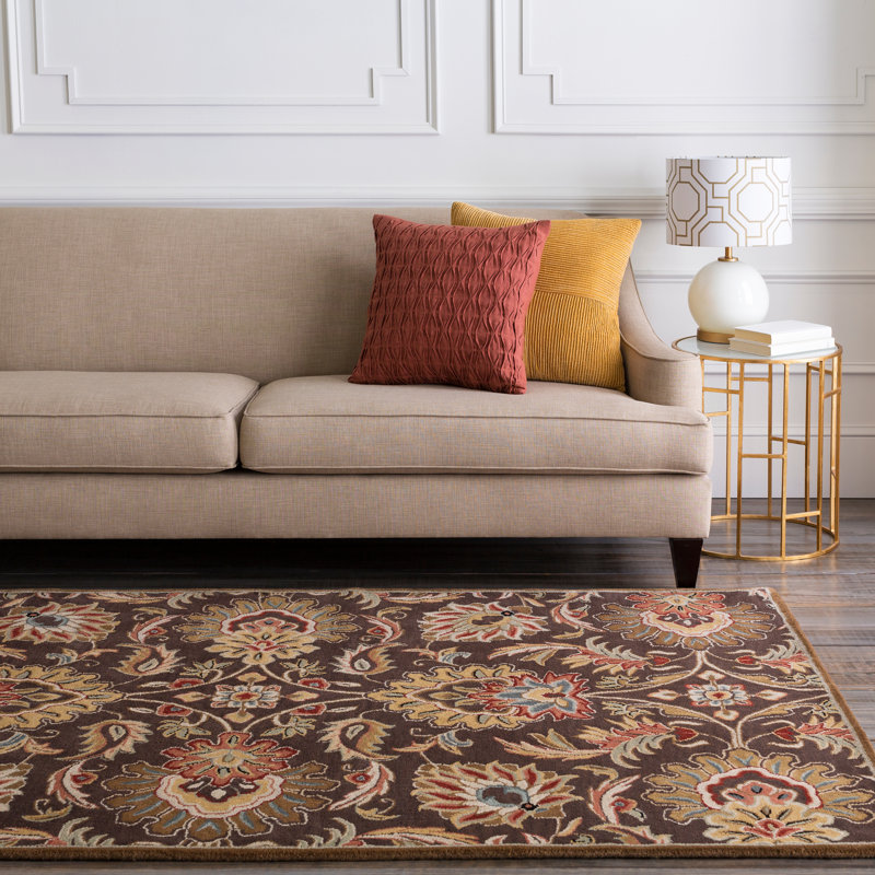Arden Wool Oriental Indoor Rug, Round 6'