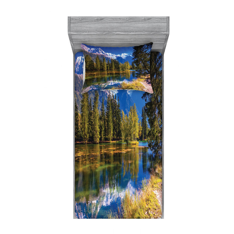 Microfiber Sheet Set, Twin XL Sheet Set with Fitted Sheet
