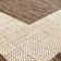 Tapis brun / crème Devon