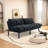 Cezmi 70.86'' Upholstered Convertible Sofa-1061029373