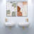 16.94" W X 11.25" D Wall-Mounted Ceramic Bathroom Sink Small Oval Wall Hung Sink RV White Floating Vessel Sink with a Left Faucet Hole