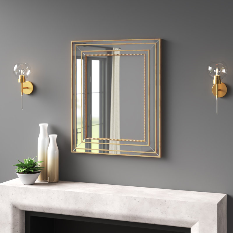 Hanning Engineered Wood Flat Wall Mirror