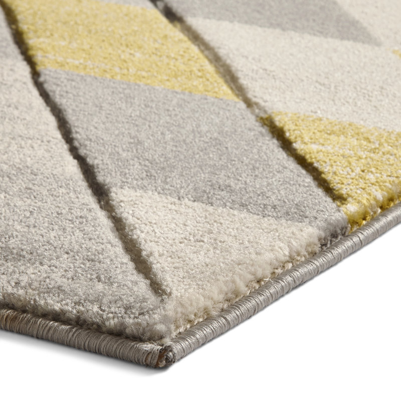 Pembroke area rug Machine Woven Rectangle Beige/Yellow, Rectangle 80 x 150cm
