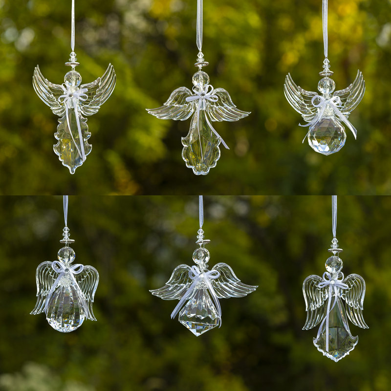 6 pièces cristal ange Desiraye