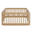 Structure de lit en bois avec clôture-341807076