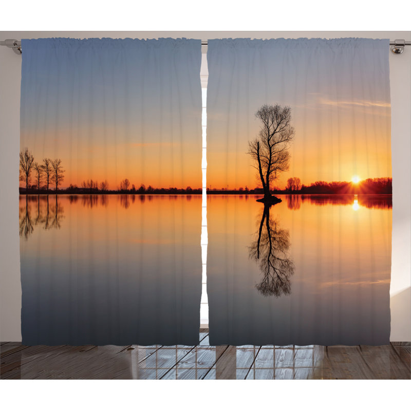 Semi Sheer Curtain Pair, 54" x 90"