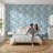 Floral Wallpaper Abstract Painterly Decorative Mural