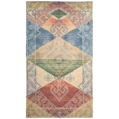Amanda Hand Loomed Performance Geometric Rug