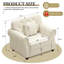 Canapé Chesterfield 41,3 po Mid-Century-820806615
