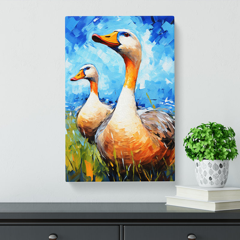 Goose Expressionism - Print, 50cm H x 35cm W x 3cm D