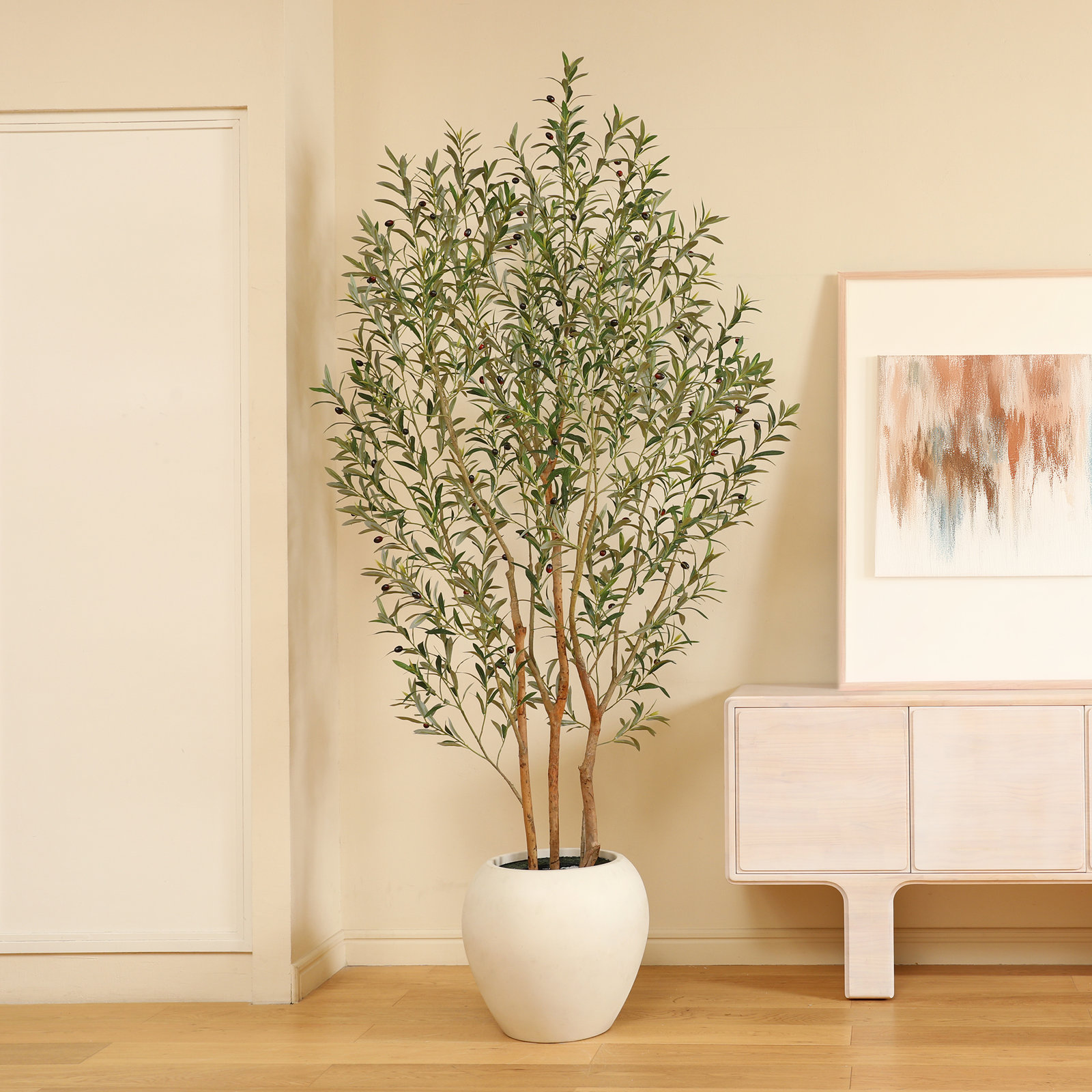 George 96" Olive Tree in Planter