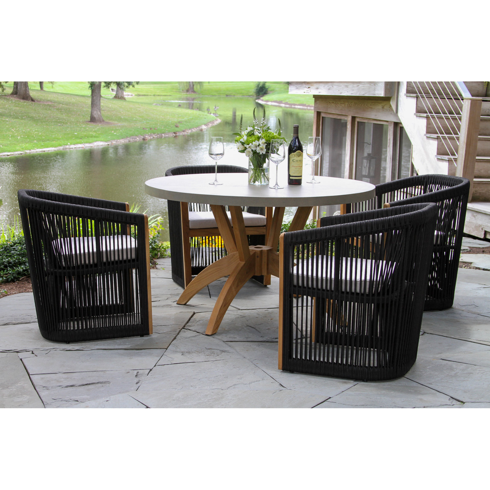 Aniston 48" Sunbrella® Patio Dining Set