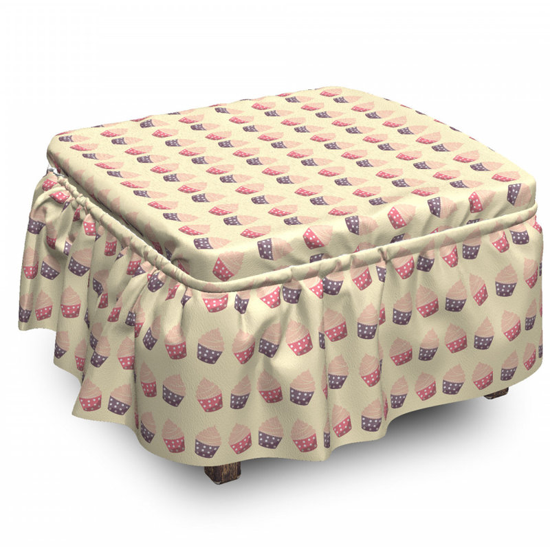 Box Cushion Ottoman Slipcover