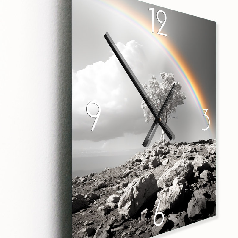 Jayani - Très grandes horloges murales florales, Grand