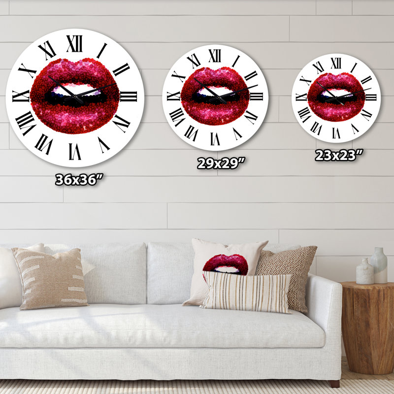Horloge murale moderne, Surdimensionné
