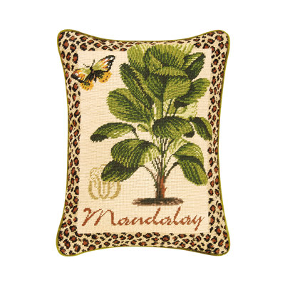 Mandalay Needlepoint Pillow