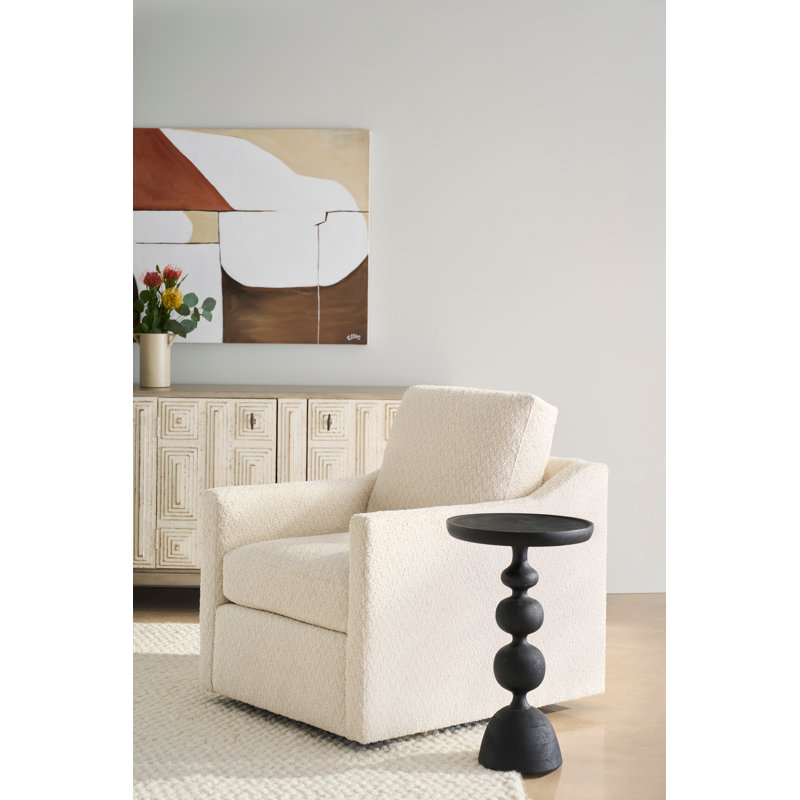 Fauteuil à coussin pivotant 32 po Beckett CAL117, Mastic 3152