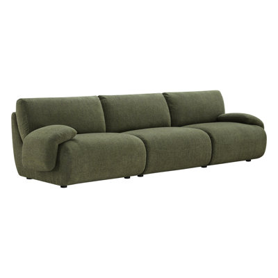 Nita Ashira 3-Piece Modular Upholstered Sofa