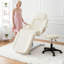 White hydraulic beauty bed