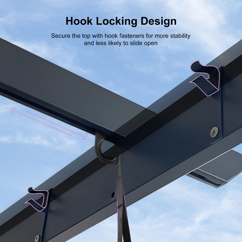 3m x 3m Aluminium Pergola