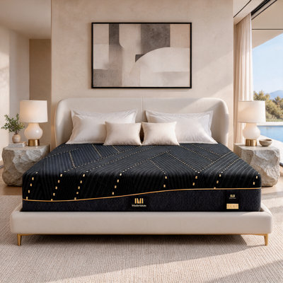 14" King Mattress Cooling Gel Memory Foam Plush Mattress with Ice-Tech Cover Mattress In A Box