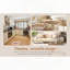 Commode d'appoint rétro 7 tiroirs 2 armoires