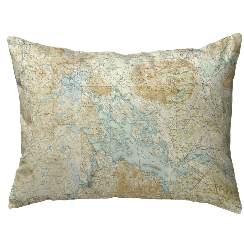 Outdoor Reversible Throw Pillow
