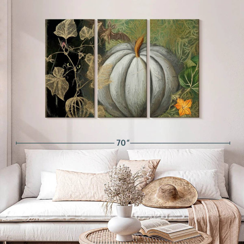 Yarlin Fresh Pumpkin, 42" H x 65" W