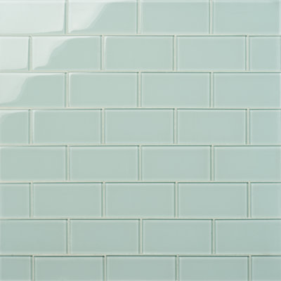 Lucid 3'' x 6" Glass Subway Wall Tile (32 pieces 4 sq.ft./Box)