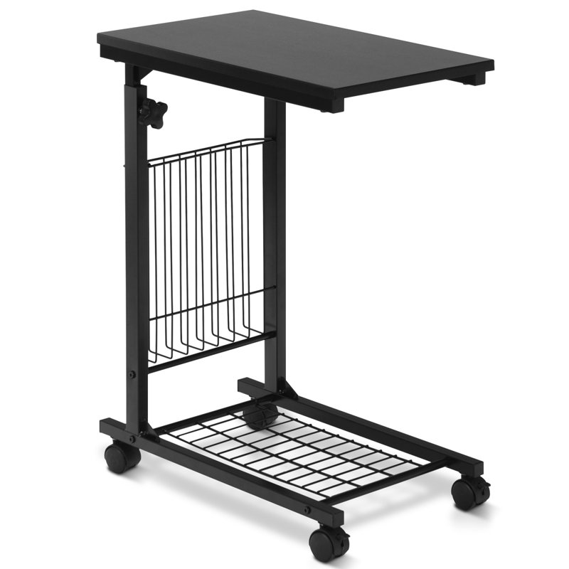 80cm H x 50cm W Laptop Cart with Wheels