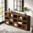 62.99" Long Console Table, Farmhouse Narrow Sofa Table Behind Couch