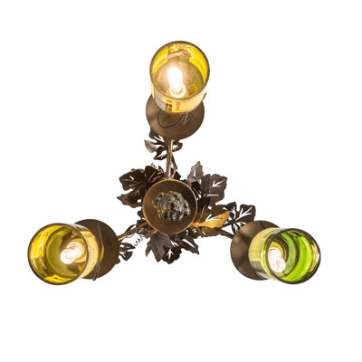 Dorrien 3 - Light Dimmable Cylinder Chandelier