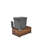 Rev-A-Shelf Walnut Bottom Mount Pull Out Waste/Trash Container-50218770-50218769