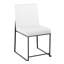 Faux Leather Upholstered Side Chair