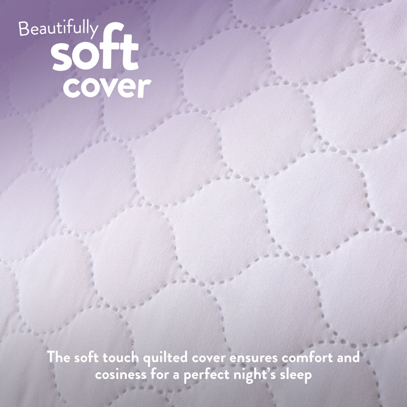 Sleep Soundly Rebound Machine Washable Pillow, Firm Support, 4 Pack