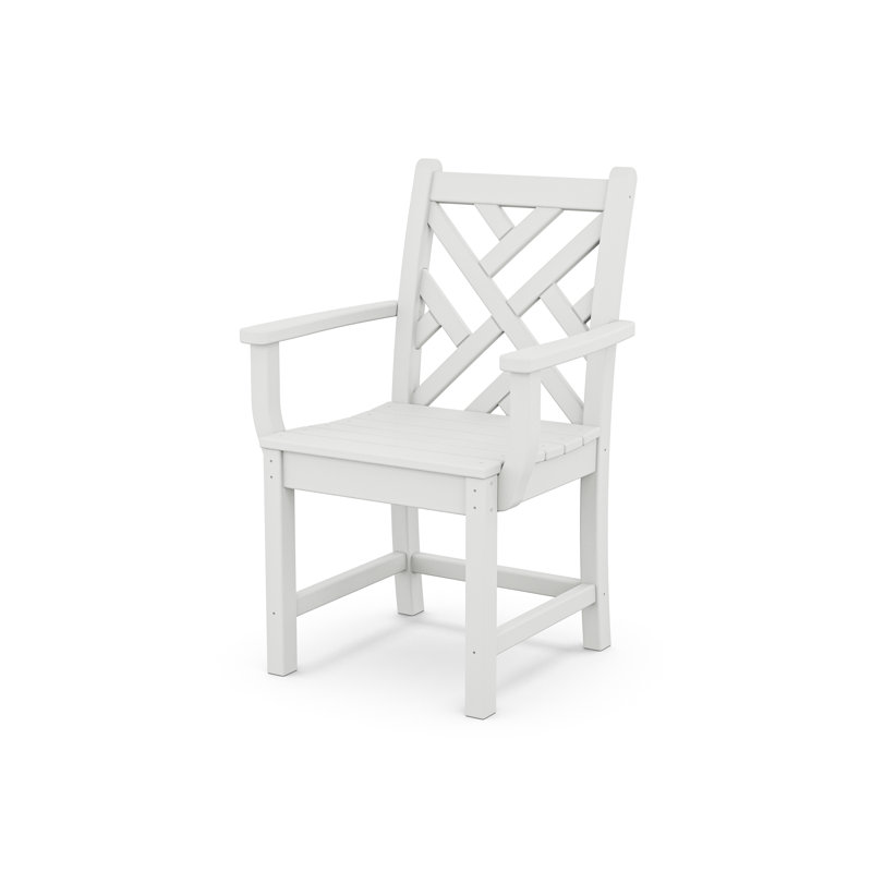 Chaise de salle à manger POLYWOOD Chippendale, Blanc