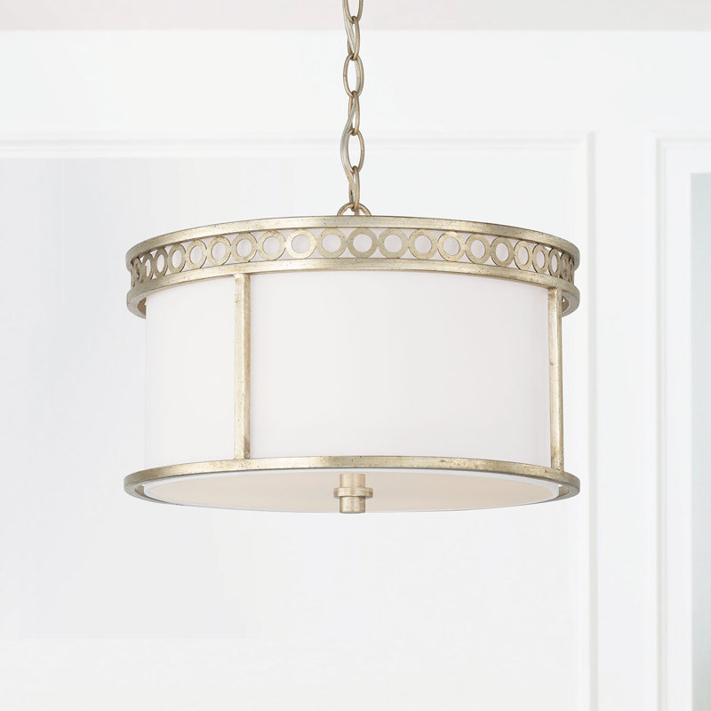  Luminaire suspendu tambour 4 lumières